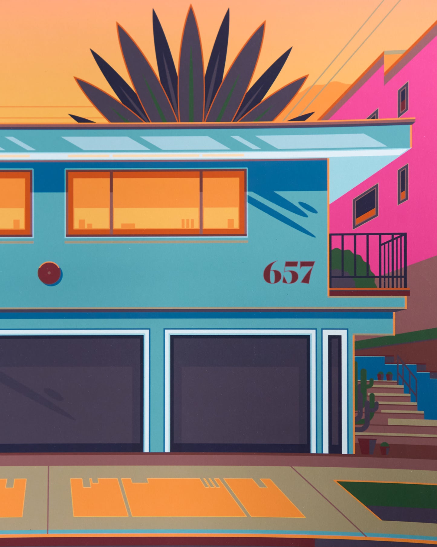 Dingbat House on Sunset