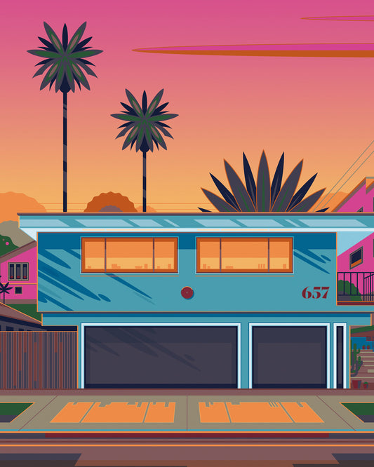 Dingbat House on Sunset