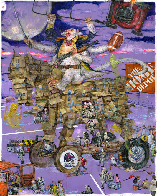 Super Saian George With Trojan Horse