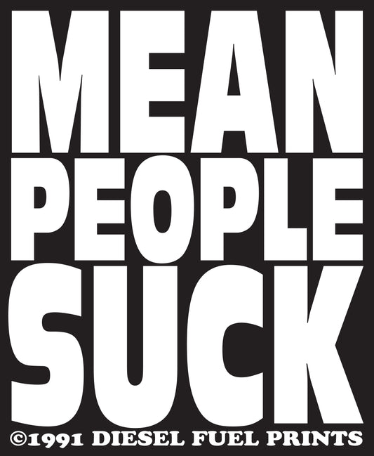 Mean People & Outraged Stickers