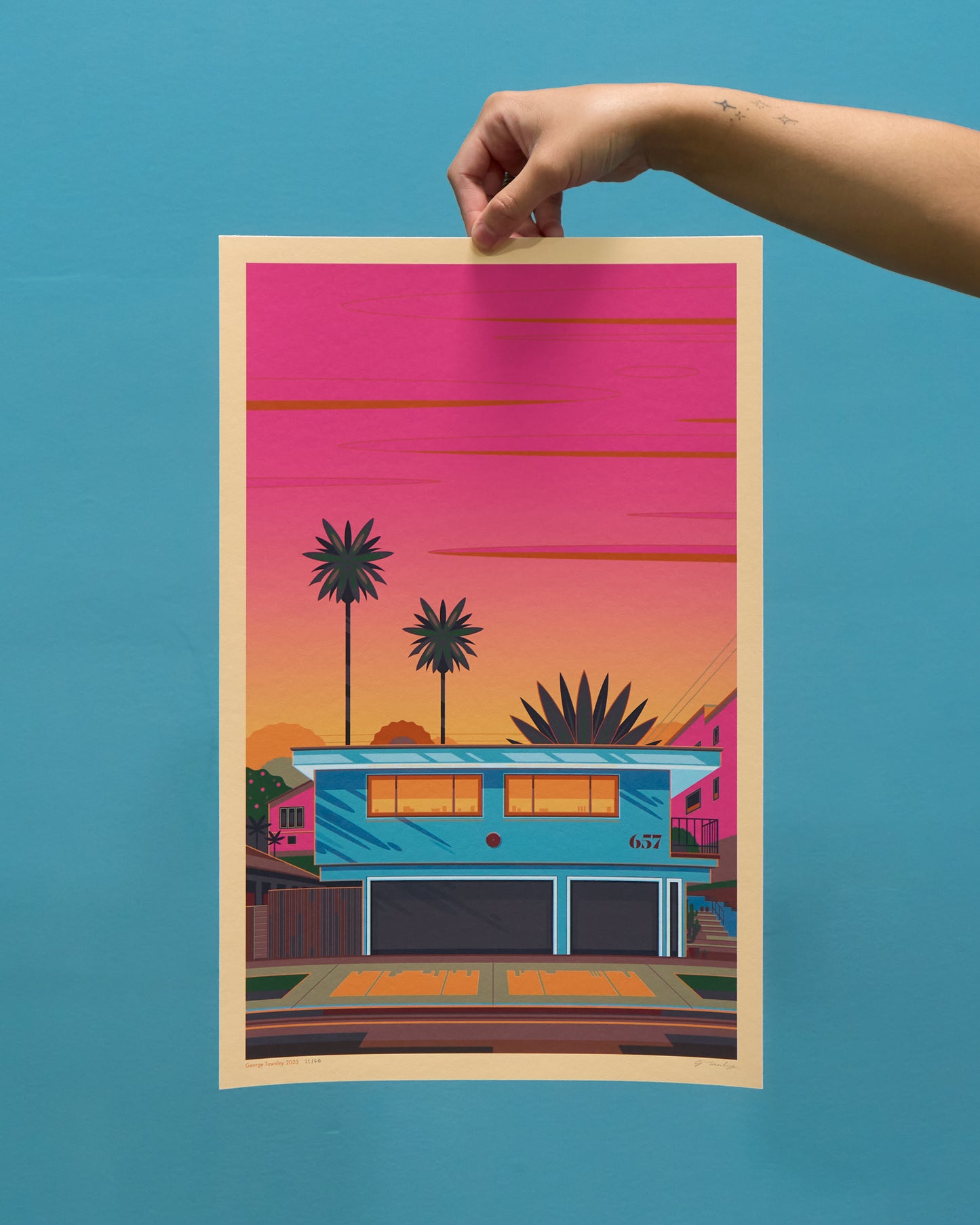 Dingbat House on Sunset